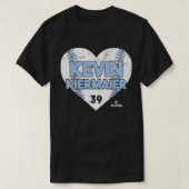 Kevin Kiermaier Heart Baseball Apparel Premium T-Shirt (Design vorne)