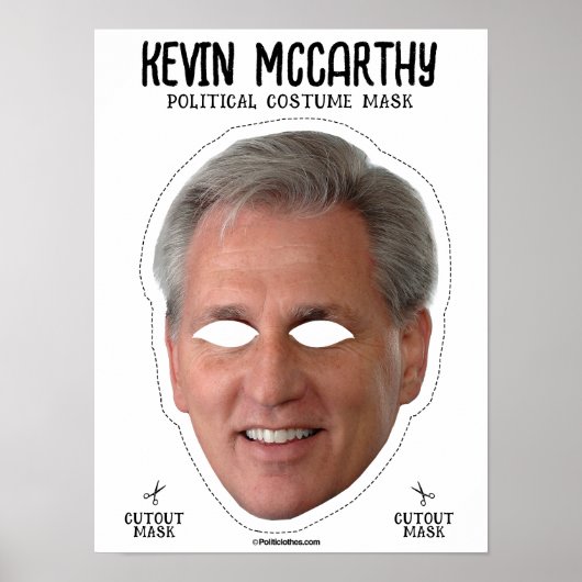 Kevin McCarthy Costume Mask Poster (Vorne)