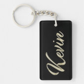 Kevin Name whitegold Schlüsselanhänger Anhänger (Vorderseite)