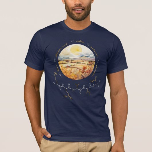 KEVIN Peptid, Moon 2 mit benutzerdefiniertem Text, T-Shirt (Vorderseite)