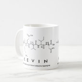 Kevin-Peptidnamen-Tasse Kaffeetasse (Vorderseite Links)