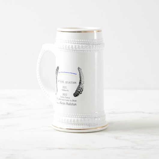 Kevin Ralston Bierglas (Vorderseite Links)