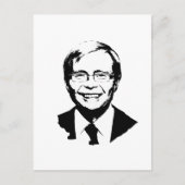 Kevin Rudd Postkarte (Vorderseite)