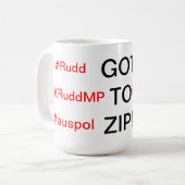 Kevin Rudd #respill #kevenge got, um Tasse (Vorderseite Links)