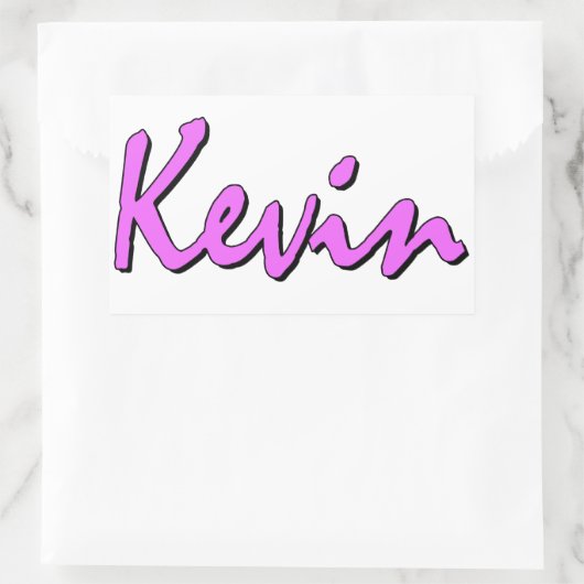 Kevin Sticker Pink (Tasche)