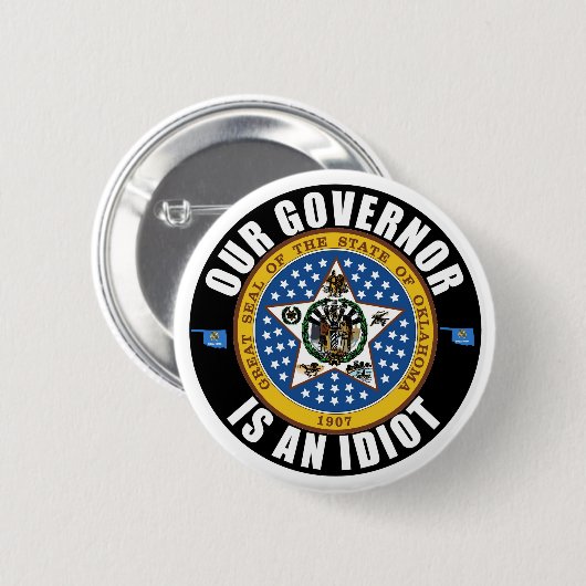 Kevin Stitt ist ein Idiot Button (Vorne & Hinten)