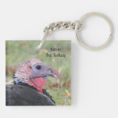 Kevin the Turkey - Old Wethersfield , CT (2 Bilder Schlüsselanhänger (Rückseite)