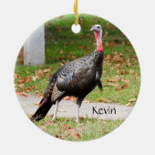 Kevin the Turkey - Old Wethersfield , CT (2 Seiten Keramik Ornament (Hinten)