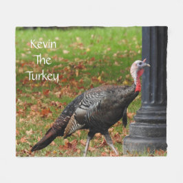 Kevin the Turkey - Old Wethersfield , CT Fleecedecke