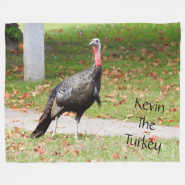Kevin the Turkey - Old Wethersfield , CT Fleecedecke