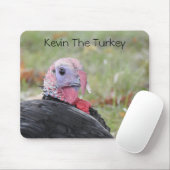Kevin the Turkey - Old Wethersfield, CT Mousepad (Mit Mouse)