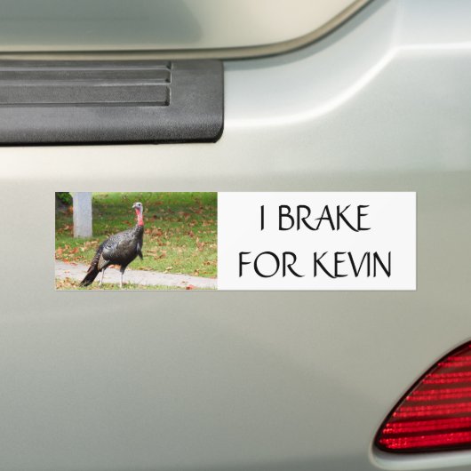Kevin, Türkei - ICH BRAKE FÜR KEVIN Autoaufkleber (Auf Auto)