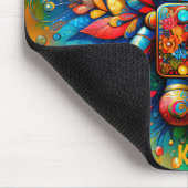 KEVIN ~ Zany ROBOT Weihnachten Mousepad (Ecke)