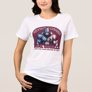Kevin's Corner ECHTER GORILLA ich Rocke den Planet Tri-Blend Shirt