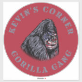 Kevin's Corner GORILLA GANG Aufkleber (Blatt)