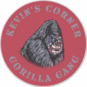 Kevin's Corner GORILLA GANG Aufkleber (Vorderseite)