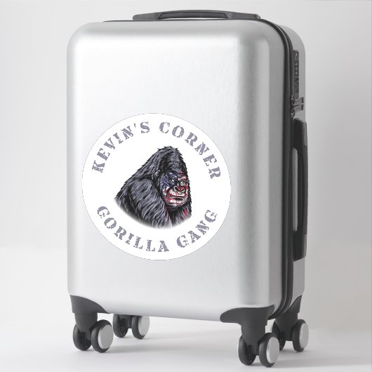 Kevin's Corner GORILLA GANG Aufkleber (Koffer)