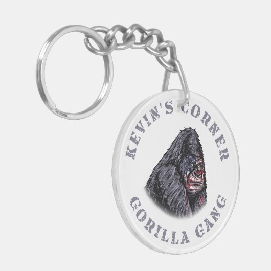Kevin's Corner GORILLA GANG Schlüsselanhänger (Vorderseite links)