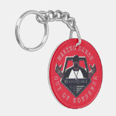 Kevin's Corner Logo mit der US-Flagge Schlüsselanhänger (Vorderseite links)