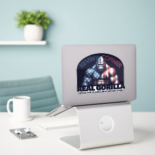 Kevin's Corner REAL GORILLA i Rock the Planet Aufkleber