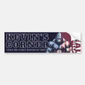 Kevin's Corner REAL GORILLA i Rock the Planet Autoaufkleber (Vorne)