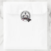 Kevin's Corner REAL GORILLAS Quadratischer Aufkleber (Tasche)