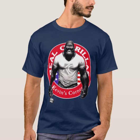 Kevins Corner REAL GORILLAS T-Shirt (Vorderseite)