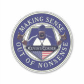 Kevins Ecke sinniert aus dem Unsinn Aufkleber (Vorderseite)