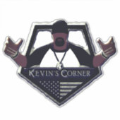 Kevins Ecke sinniert aus dem Unsinn heraus Sticke Aufkleber (Vorderseite)