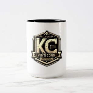 Kevins Ecke sinniert aus dem Unsinn Zweifarbige Tasse