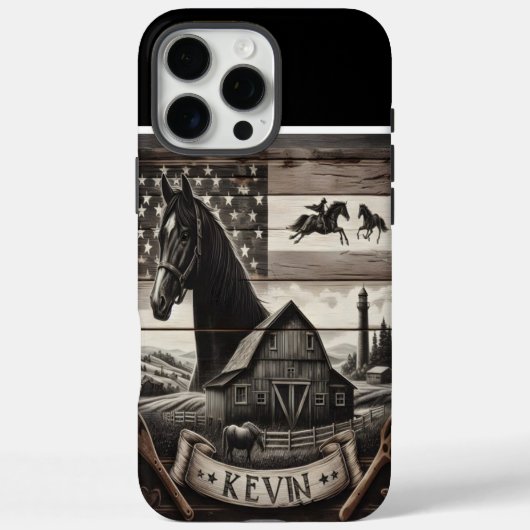 Kevin's Farm Horse Case-Mate iPhone Hülle (Rückseite)