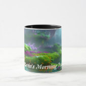 Kevins Morgentee Personalisiert anpassbar Tasse (Zentrum)