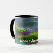 Kevins Morgentee Personalisiert anpassbar Tasse (Vorderseite Links)