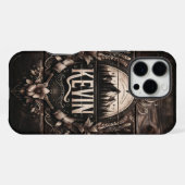Kevins Mountain Wappen iPhone Hülle (Rückseite (Horizontal))