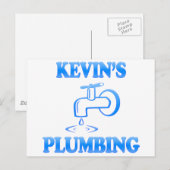 Kevins Plumbing Postkarte (Vorne/Hinten)