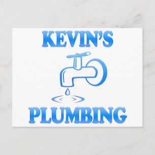 Kevins Plumbing Postkarte