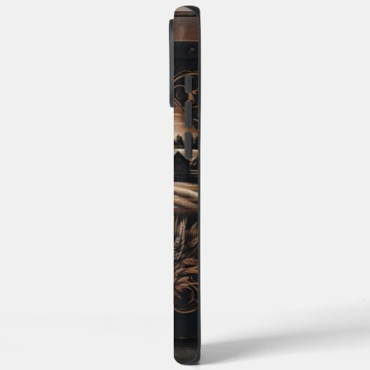 Kevins rustikales Agrarzeichen Case-Mate iPhone Hülle (Rückseite / Links)