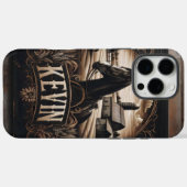 Kevins rustikales Agrarzeichen Case-Mate iPhone Hülle (Rückseite (Horizontal))