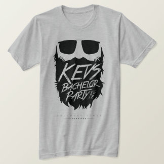 Kevs Bachelor Party Gray-Ghost T-Shirt