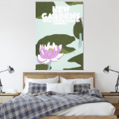 Kew Gardens London Reiseplakat Leinwanddruck (Insitu (Schlafzimmer))