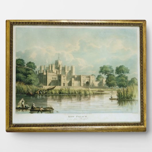 Kew Palace aus Brentford, graviert von Tho Fotoplatte (Vorderseite)