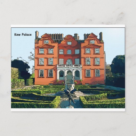 Kew Palace Postkarte (Vorderseite)