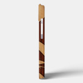 Kewalos Hawaiian Surfer Imitats Wood Case-Mate iPhone Hülle (Rückseite / Links)