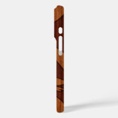 Kewalos Hawaiian Surfer Imitats Wood Koa Case-Mate iPhone Hülle (Rückseite / Links)