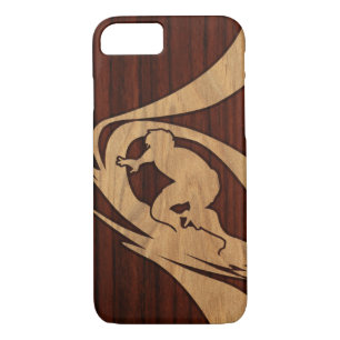 Kewalos Hawaiian Surfer Koa Imitate Holz Case-Mate iPhone Hülle