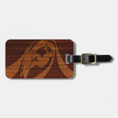 Kewalos hawaiisches Surfer-Imitat-hölzerne Gepäckanhänger (Vorderseite horizontal)