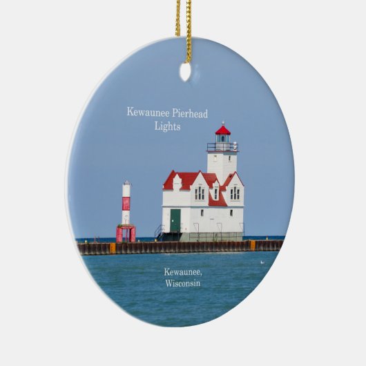 Kewaunee Pierhead Lights Ornament (Rechts)