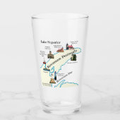 Keweenaw Halbinsel Leuchttürme Glas (Vorderseite)