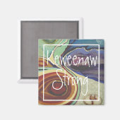 Keweenaw-Magnet Magnet (Vorderseite/Rückseite)