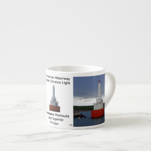 Keweenaw Waterway Oberes Eintrittslicht Espressotasse